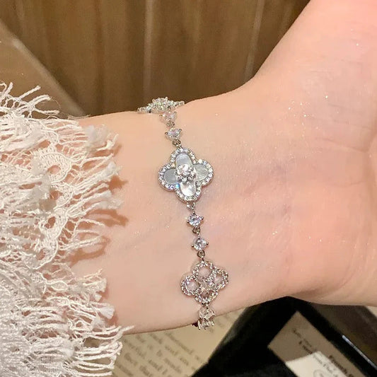 The Pink Clover Bracelet