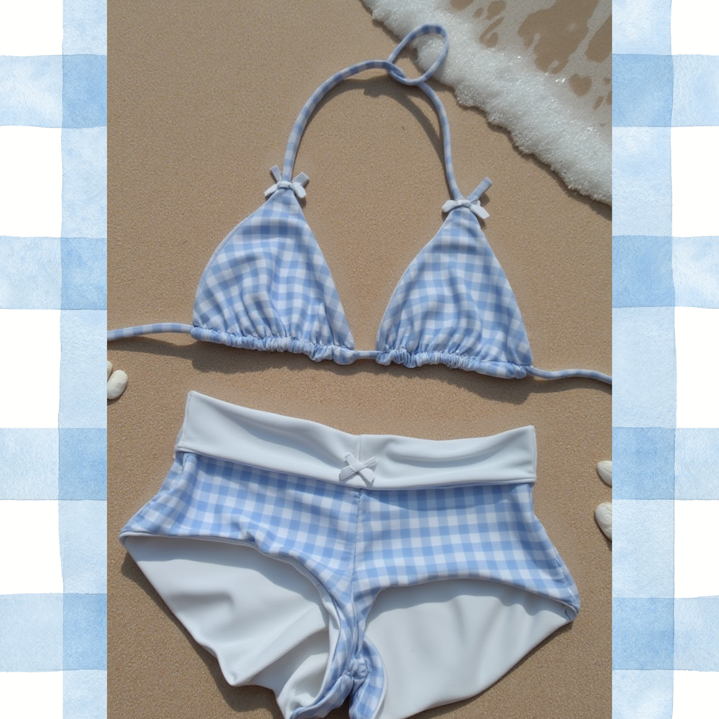 CheckCharm™ Halter Bikini Set