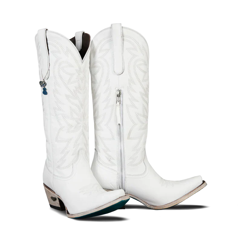 Chic Cowgirl White Boots