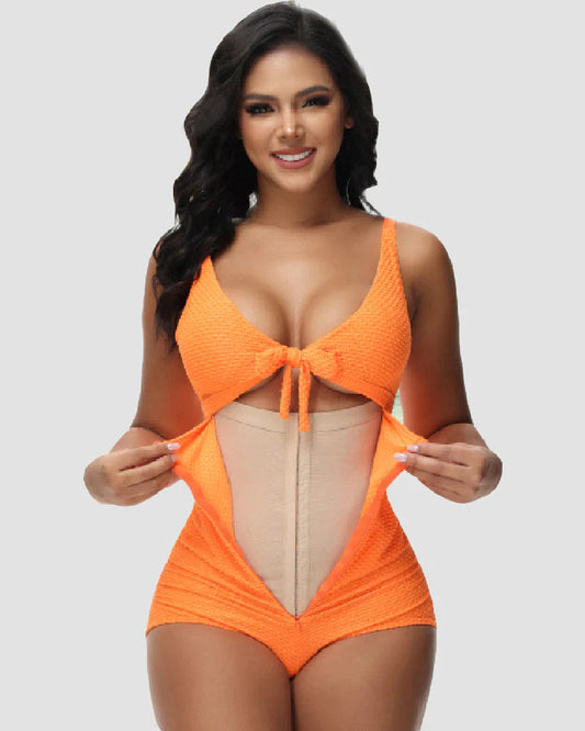Sunset Bloom Swim Suit
