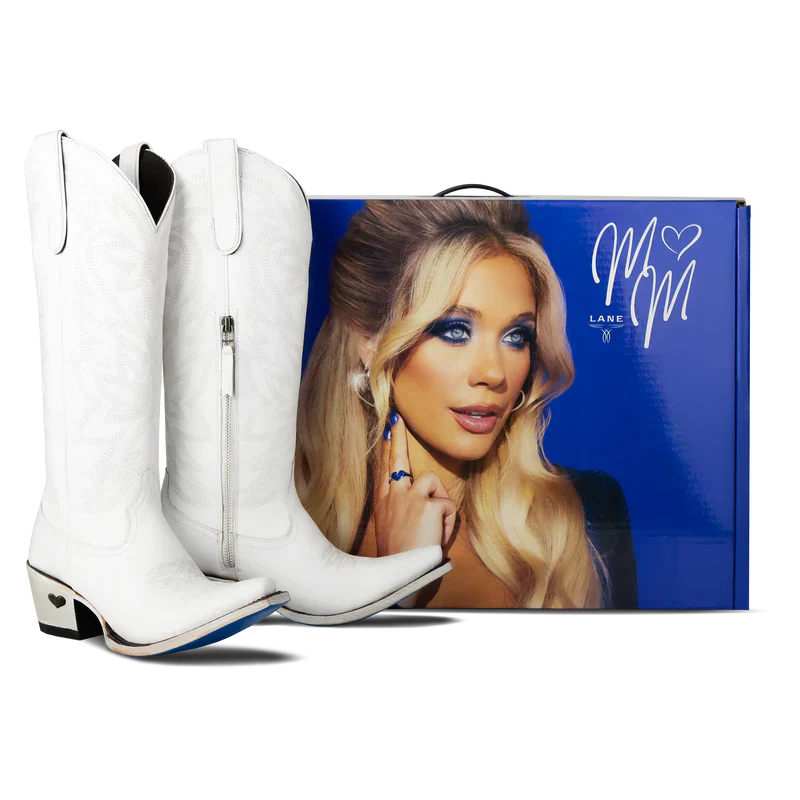 Chic Cowgirl White Boots