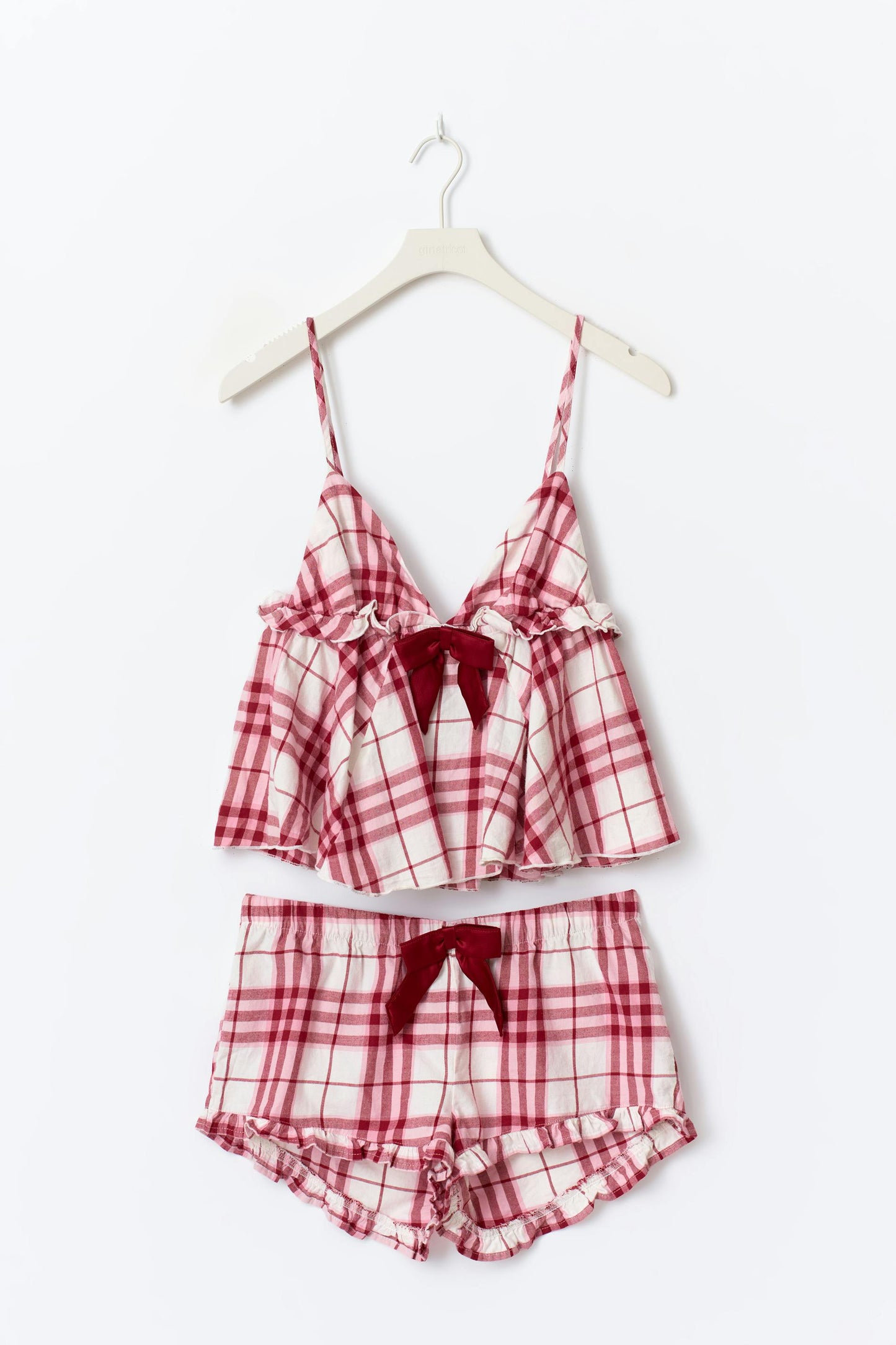 Christmas Plaid Matching Set