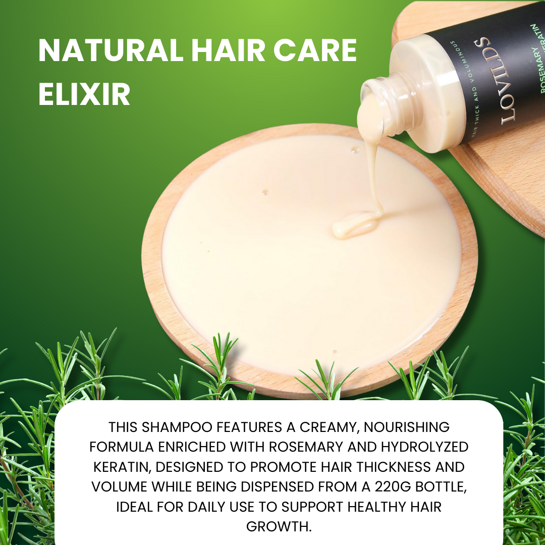 Rosemary Hydrolyzed Keratin Shampoo