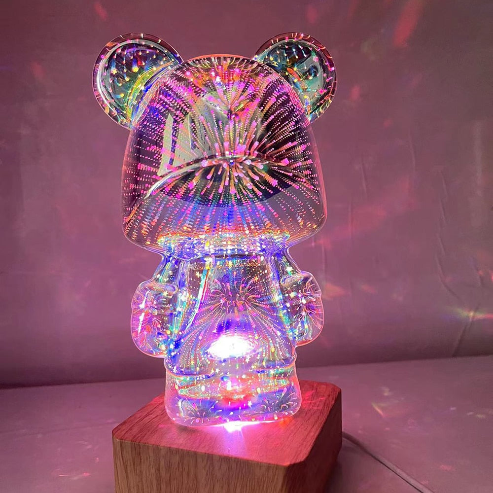 FireworkGlow™ Bear Lamp