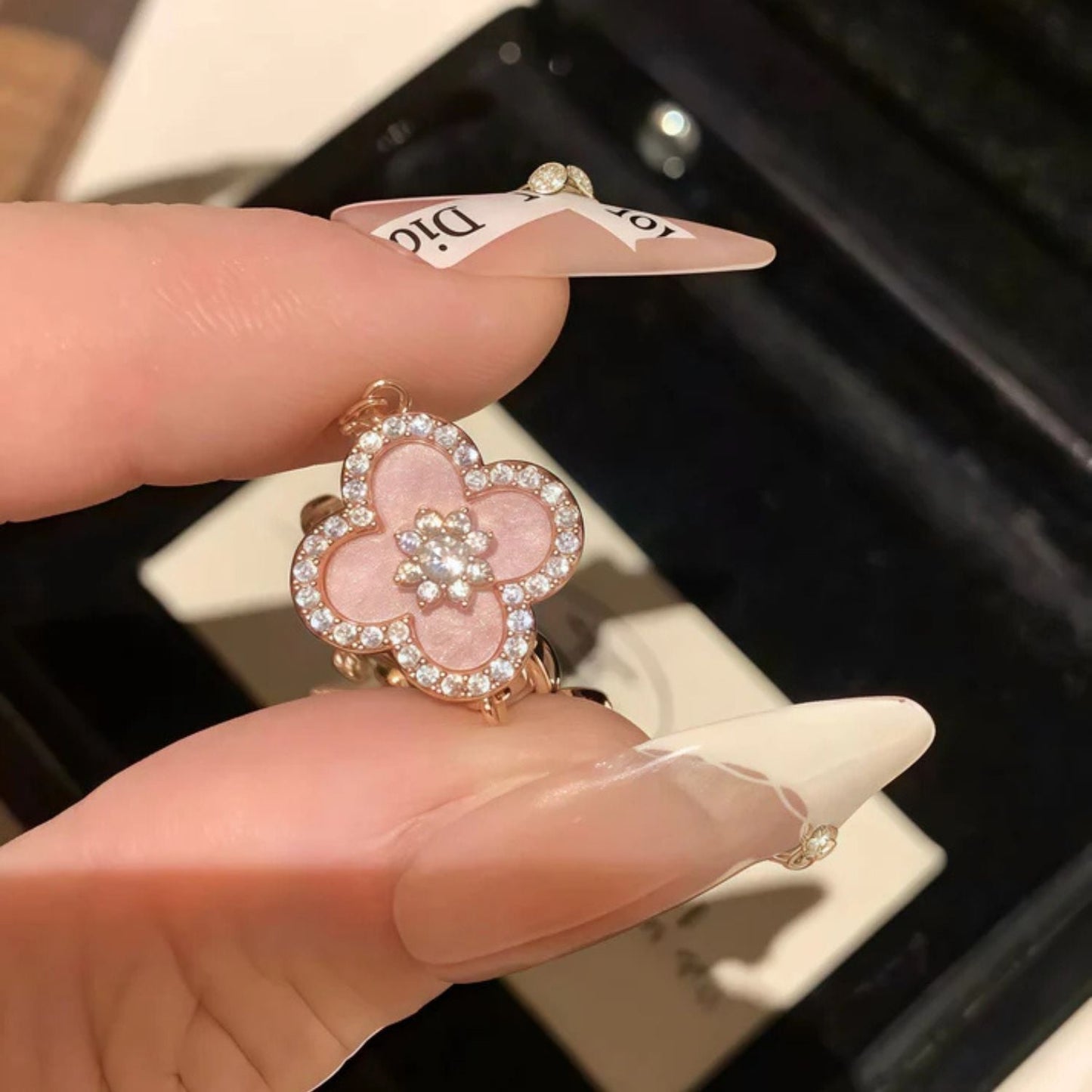 The Pink Clover Bracelet