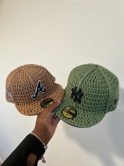 Custom Crochet Fitted Hat