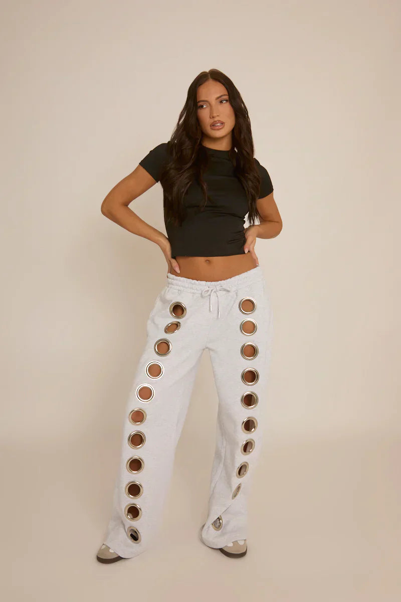 EyeletEdge™ - Wide Leg Sweatpants