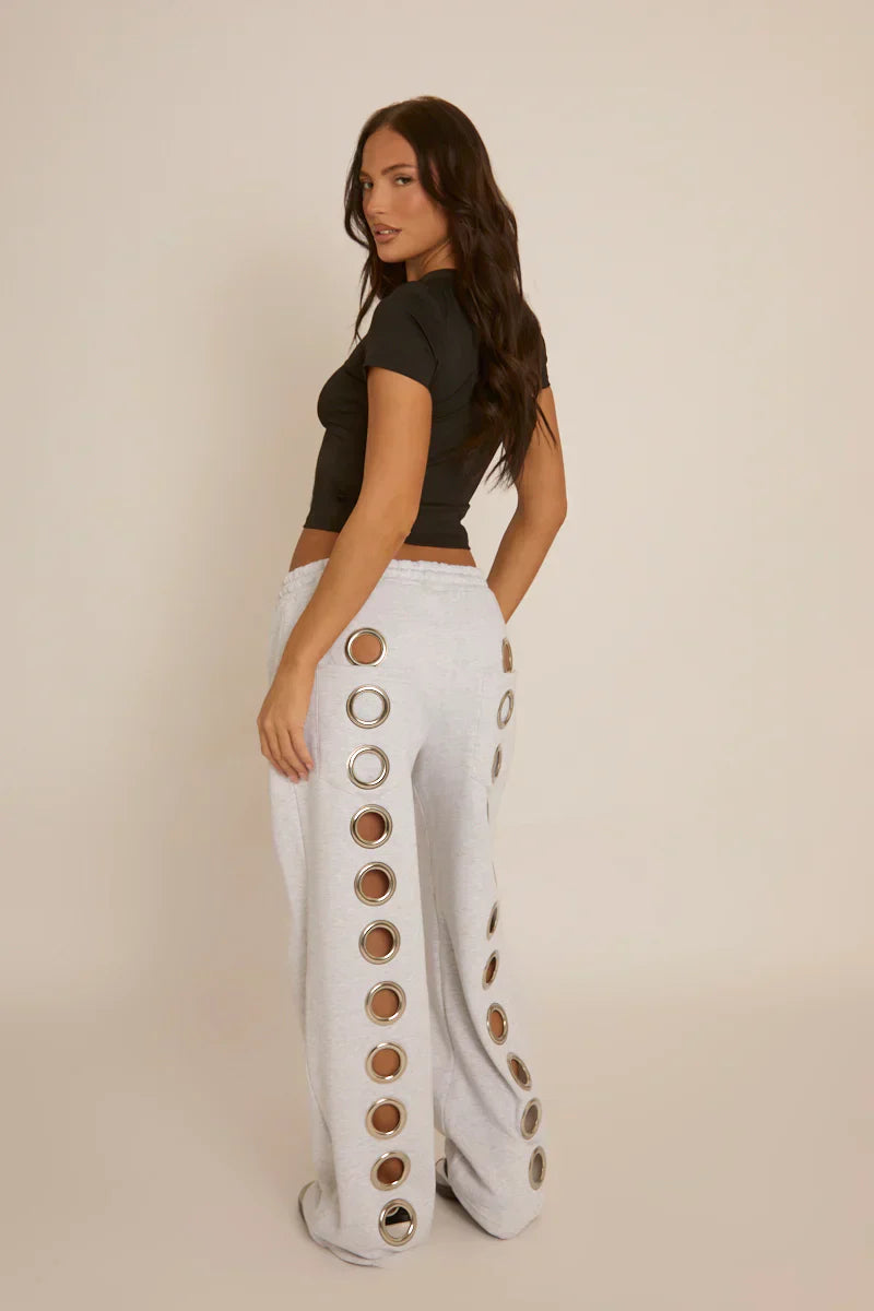 EyeletEdge™ - Wide Leg Sweatpants