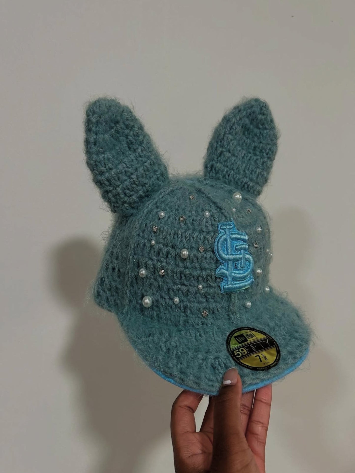 Custom Crochet Fitted Hat