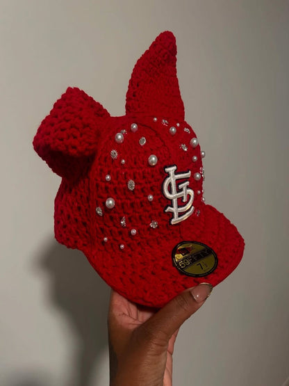 Custom Crochet Fitted Hat