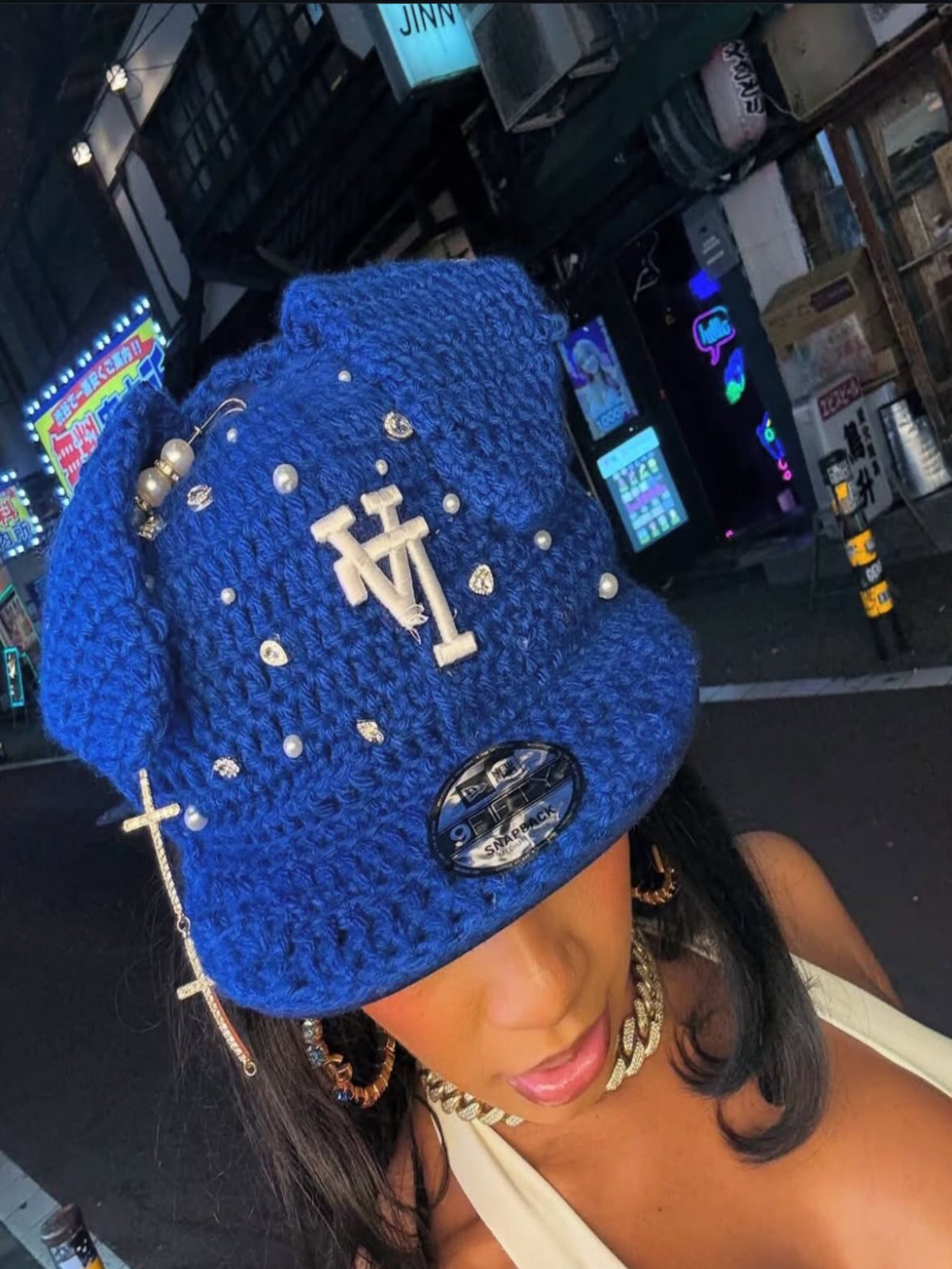 Custom Crochet Fitted Hat