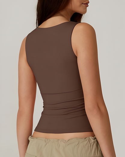 The Viral Contour V Top